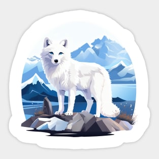 Arctic Fox Sticker